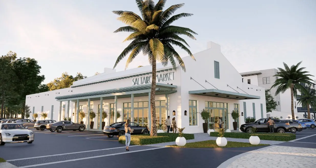 Saltaire Village Commercial, a residential development engineered by O'Connell and Associates, Santa Rosa Beach, Florida.