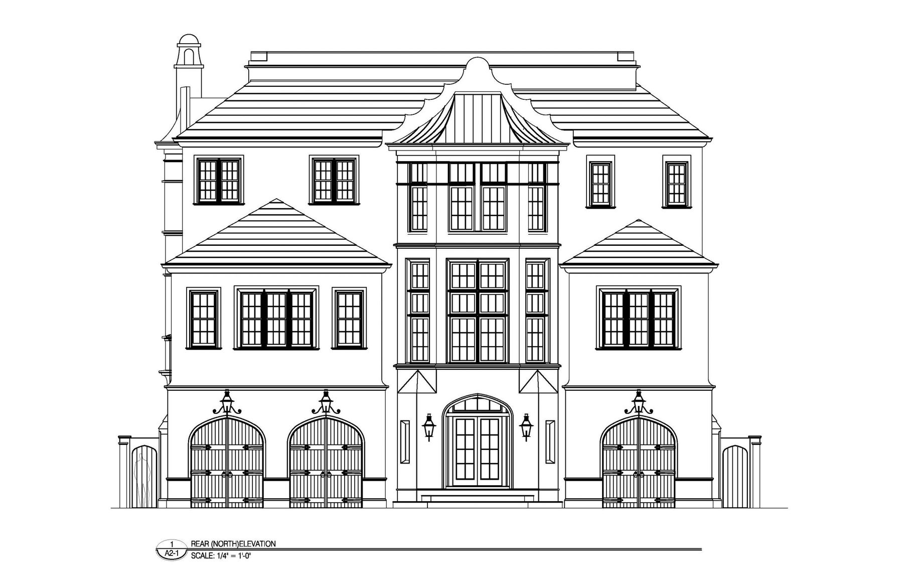 8 Bedroom, 8.5 Bath Residential Design Seacrest Beach, a custom coastal residence engineered by O'Connell and Associates. View 8 of 8.