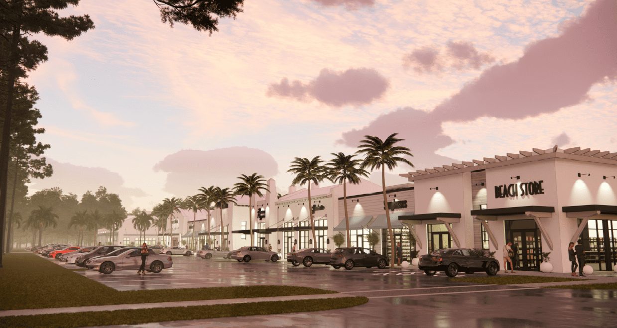 Saltaire Village Commercial, a residential development engineered by O'Connell and Associates, Santa Rosa Beach, Florida. View 3 of 8.