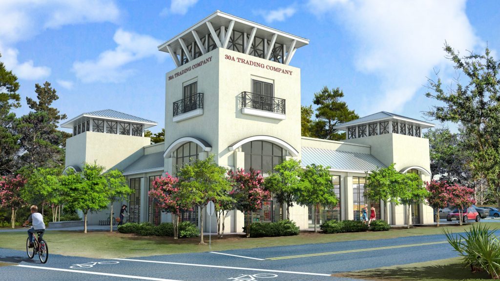 30a Trading Company, a retail building engineered by O'Connell and Associates, Seagrove Beach, Florida. View 4 of 7.