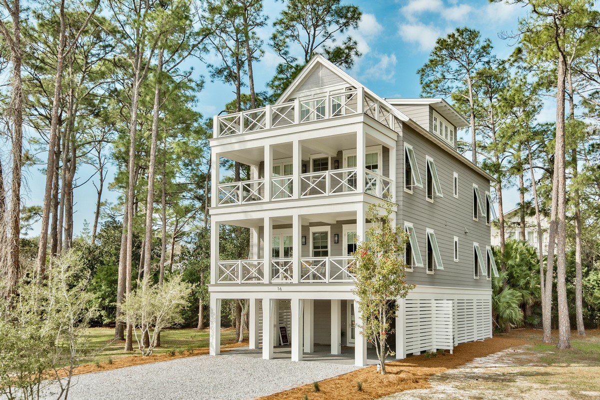 Grayton Beach Residence, a coastal residence engineered by O'Connell and Associates.