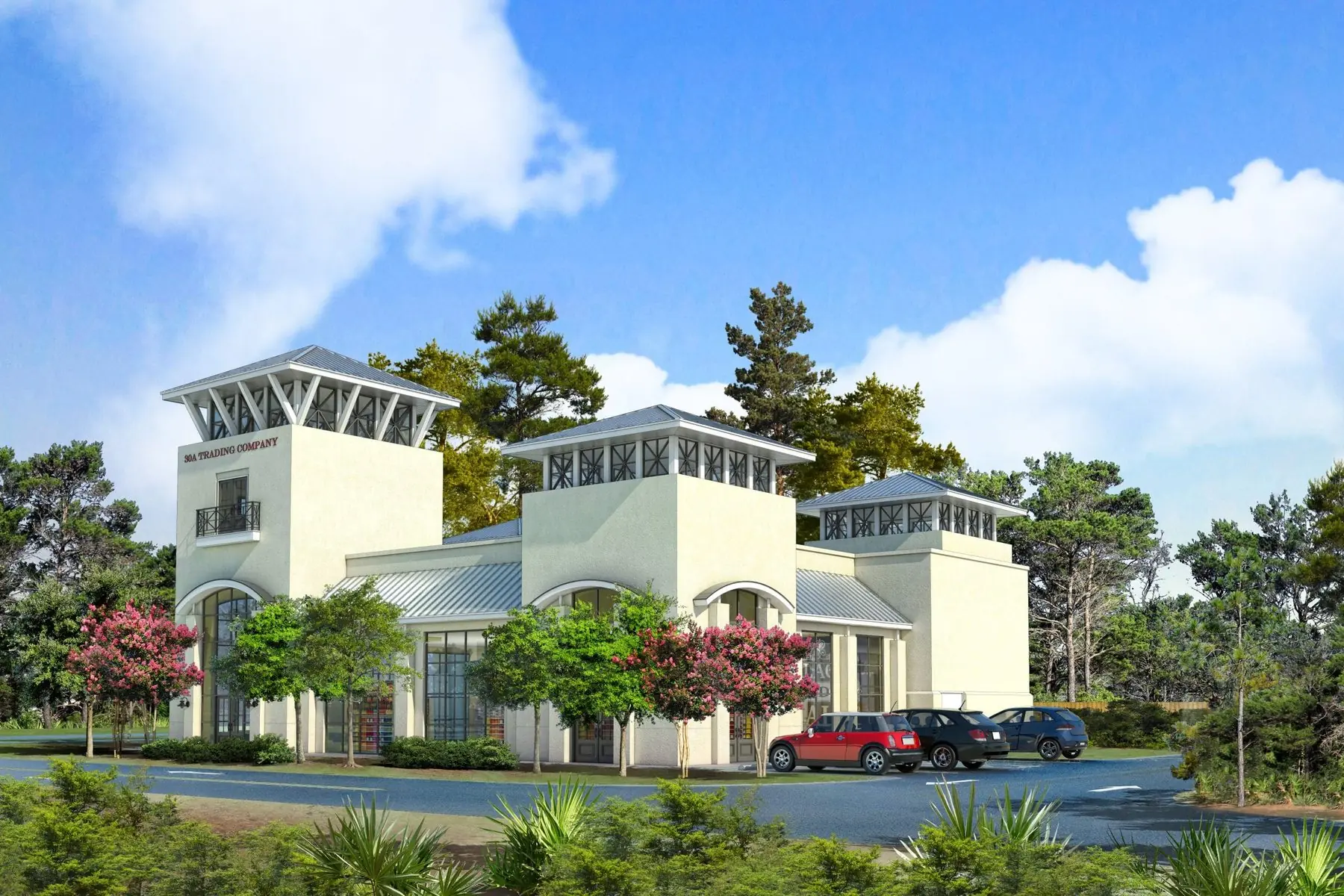 30a Trading Company, a retail building engineered by O'Connell and Associates, Northwest Florida.