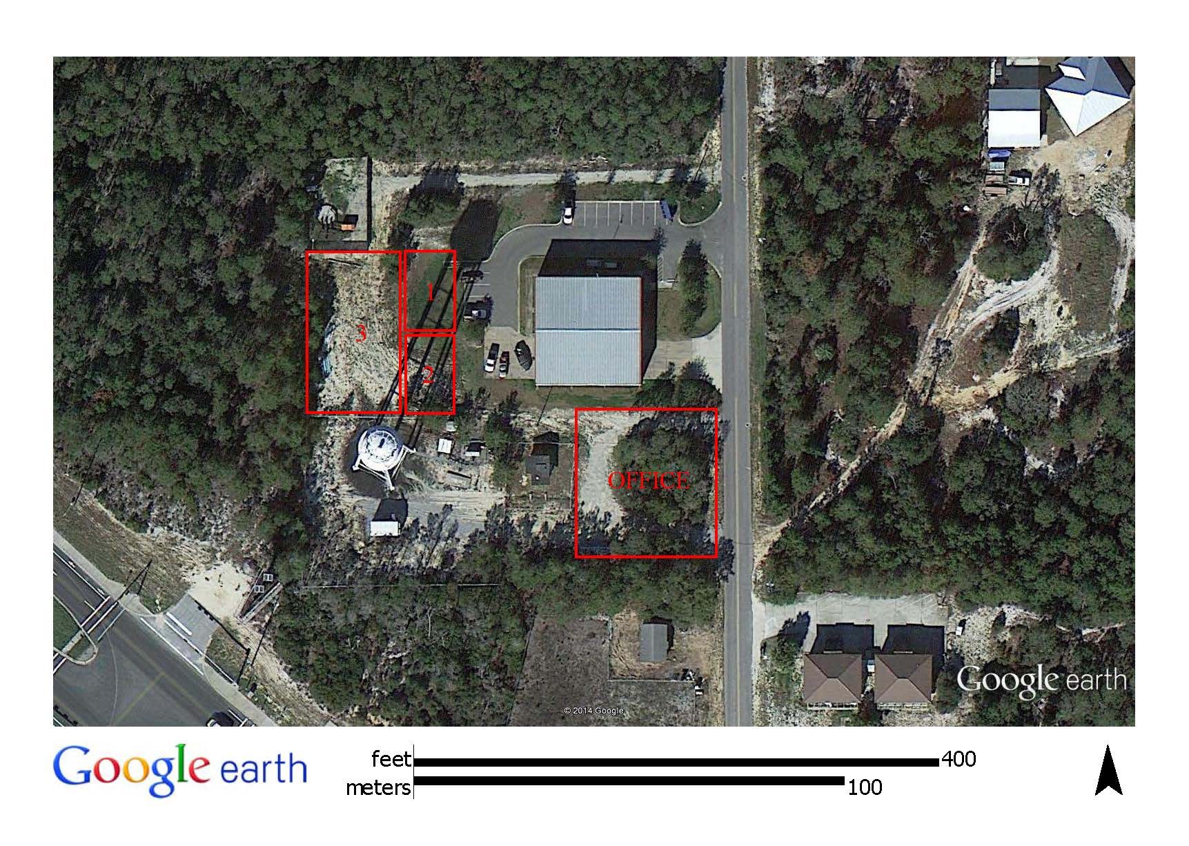 Inlet Beach Water System Office, a civil infrastructure project engineered by O'Connell and Associates. View 3 of 4.