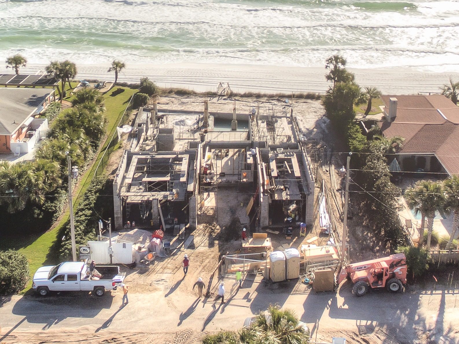 8 Bedroom, 8.5 Bath Residential Design Seacrest Beach, a custom coastal residence engineered by O'Connell and Associates. View 4 of 8.
