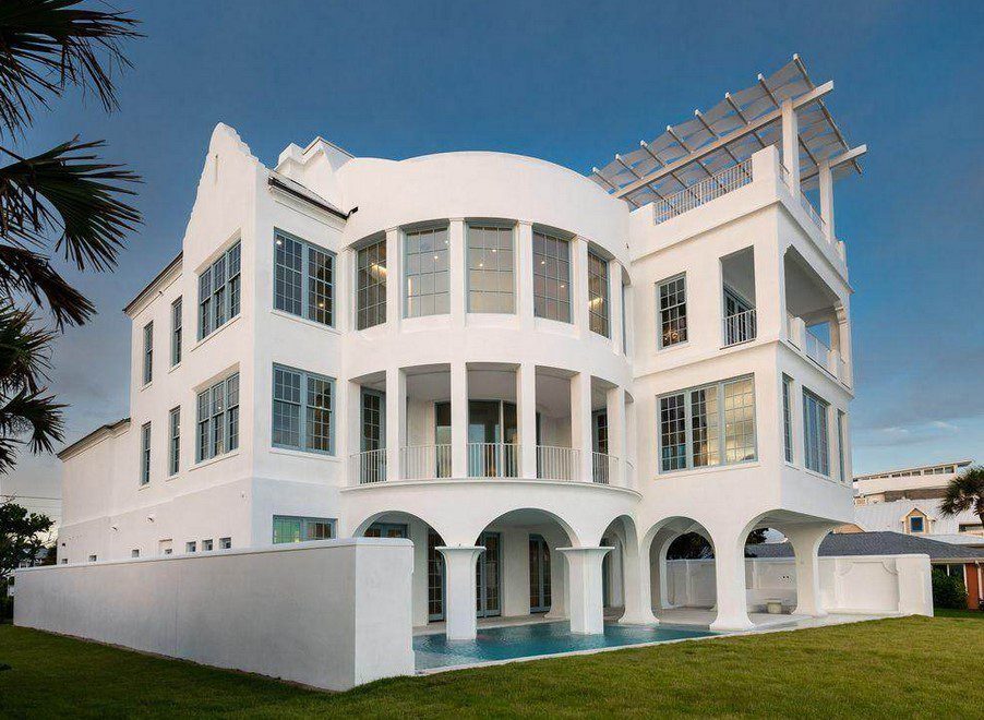 Seagrove Beach Residence, a coastal residence engineered by O'Connell and Associates.