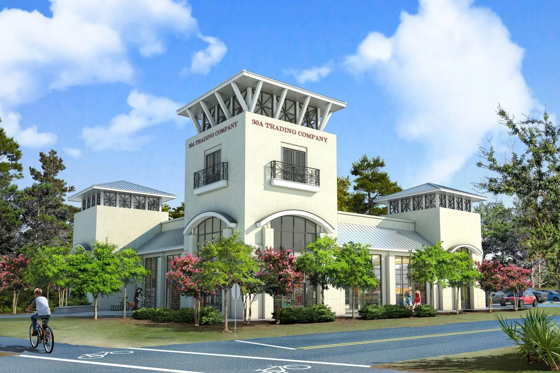 30a Trading Company, a retail building engineered by O'Connell and Associates, Seagrove Beach, Florida. View 2 of 7.