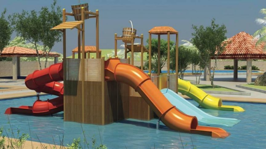 Big Kahunas Waterpark, a resort and amenity property engineered by O'Connell and Associates, Northwest Florida. View 2 of 7.