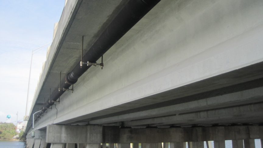 City Of FWB: Cinco Bayou Bridge Pipeline, a civil infrastructure project engineered by O'Connell and Associates, Fort Walton Beach, Florida. View 4 of 8.