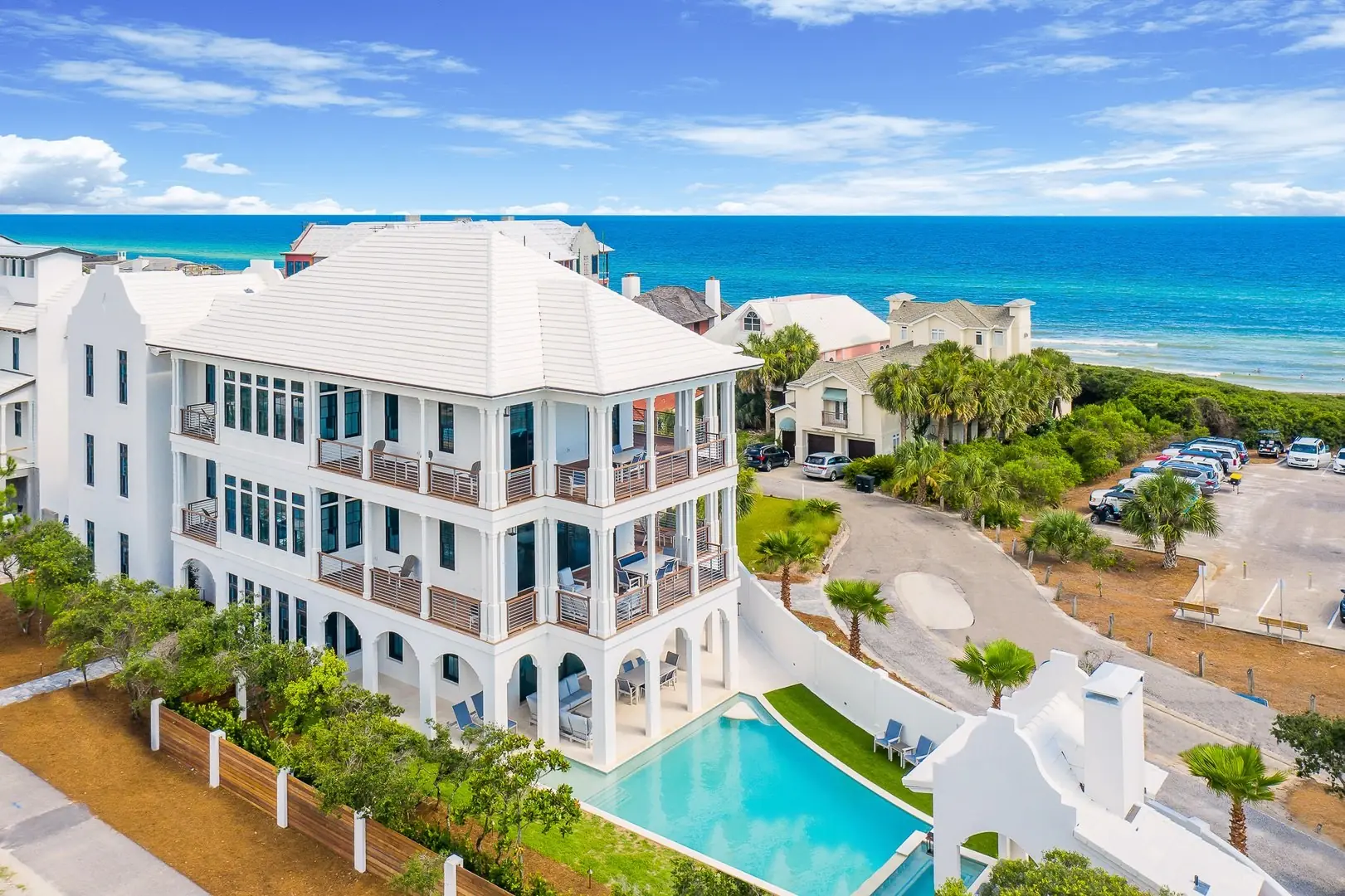 8 Bedrooms, 6.5 Bath Residential Design Seagrove Beach, a custom coastal residence engineered by O'Connell and Associates. View 6 of 6.