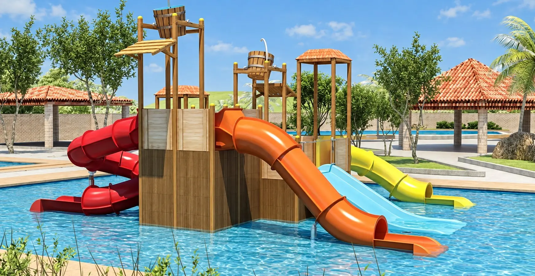 Big Kahuna's Waterpark, a resort and amenity property engineered by O'Connell and Associates, Northwest Florida. View 6 of 7.