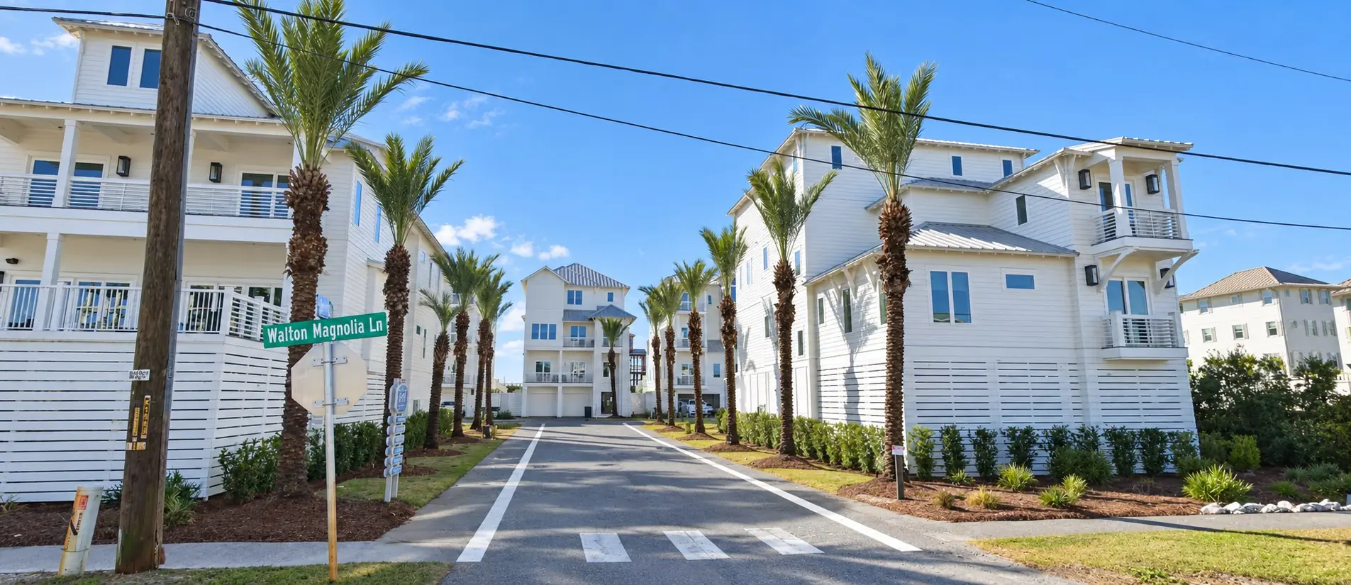 Palm Court Subdivision, a residential development engineered by O'Connell and Associates, Northwest Florida. View 6 of 7.