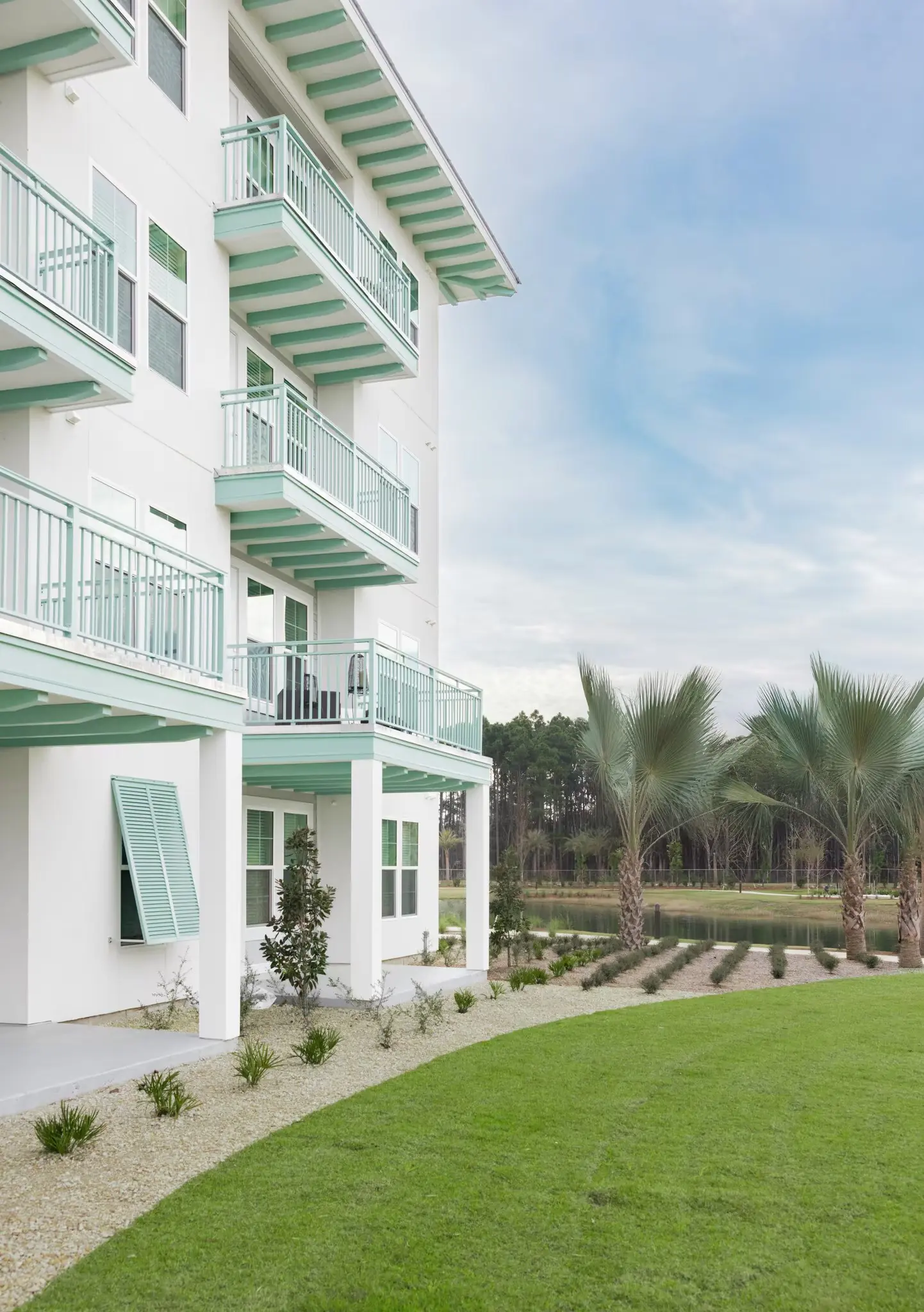 Saltaire Village, a residential development engineered by O'Connell and Associates, Santa Rosa Beach, Florida. View 5 of 8.